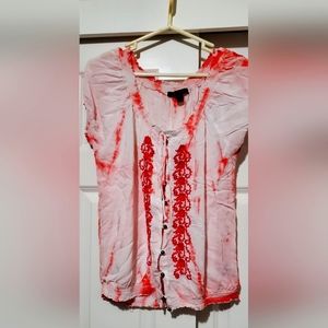 Fever Tye Dyed Top Sz L